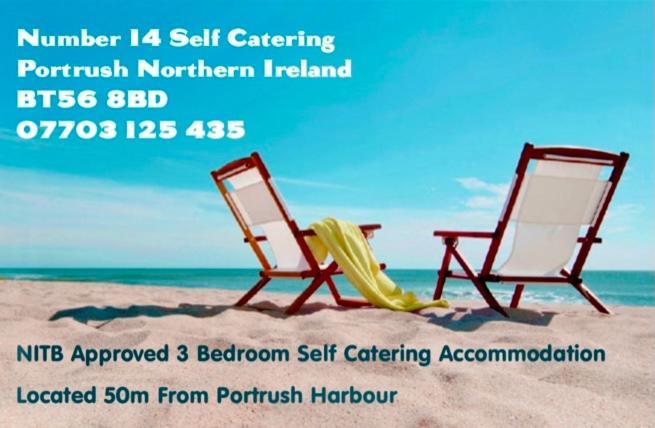 Number 14 Self Catering, Portrush, Northern Ireland ภายนอก รูปภาพ